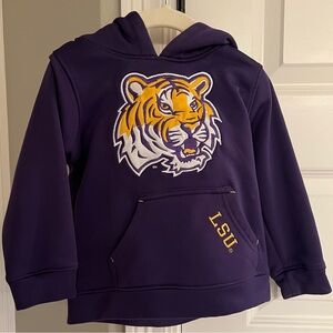 Kids' Purple Tiger LSU Hooded Sweatshirt